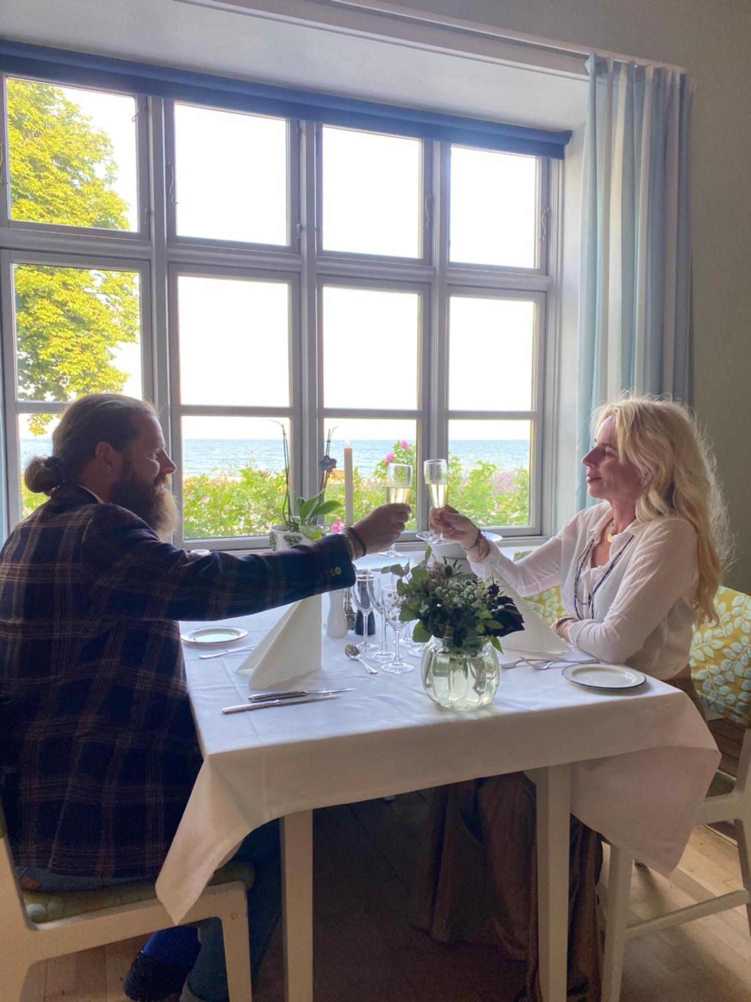 Hotel Kridthuset Stevns Klint Rødvig Esterno foto